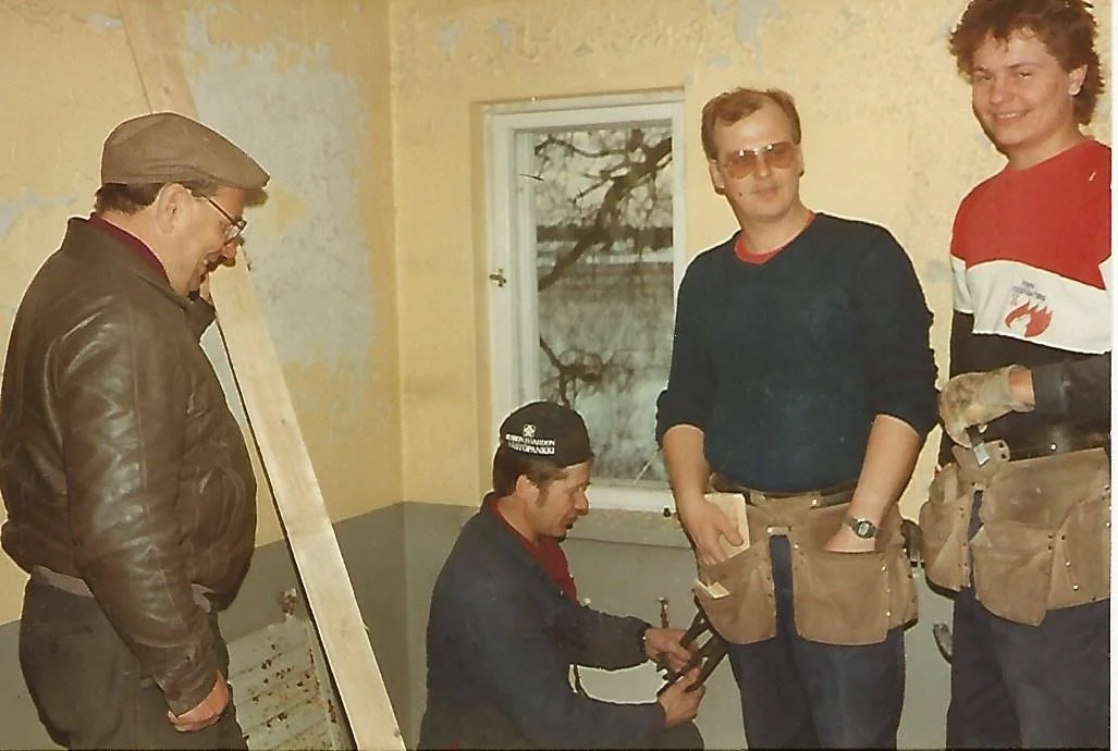 Työntekijöitä vuosien varrelta